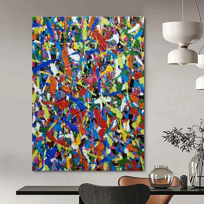Colorful Splatter Abstract Art for Children’s Playroom & Art - Themed Nursery DLZ1789
