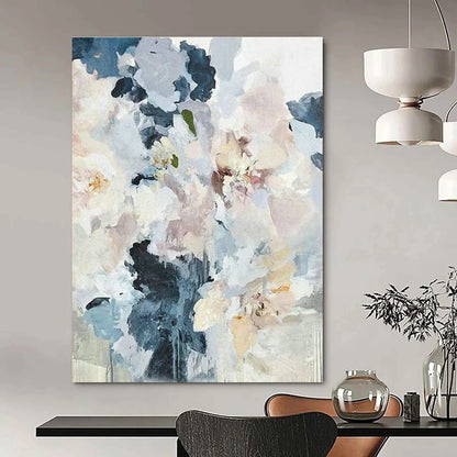 Soft - Toned Floral Still Life for Shabby - Chic Tea Parlor & Feminine Boudoir DLZ0936