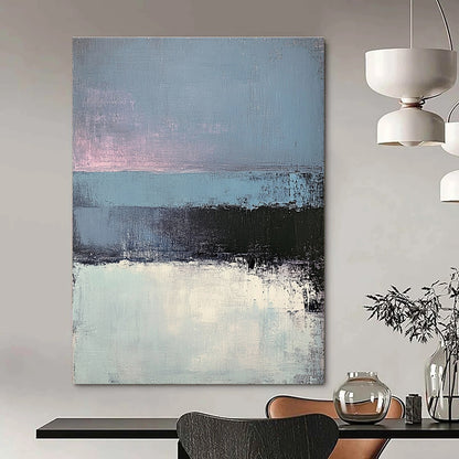 Minimalist Blue and Purple Abstract for Modern Lounge & Art - Centric Office STSC347