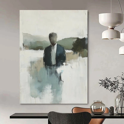 Blurred Figure in Nature for Minimalist Home Office & Nature - Themed Café STSC861