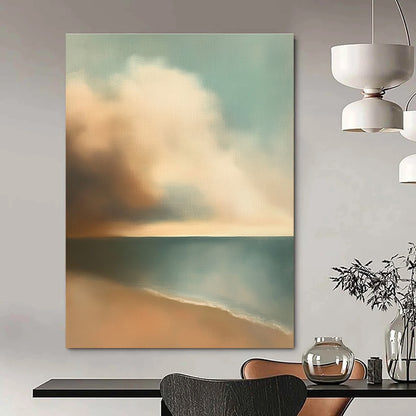 Soft Beach Abstract for Coastal - Themed Home & Relaxing Spa STSC596