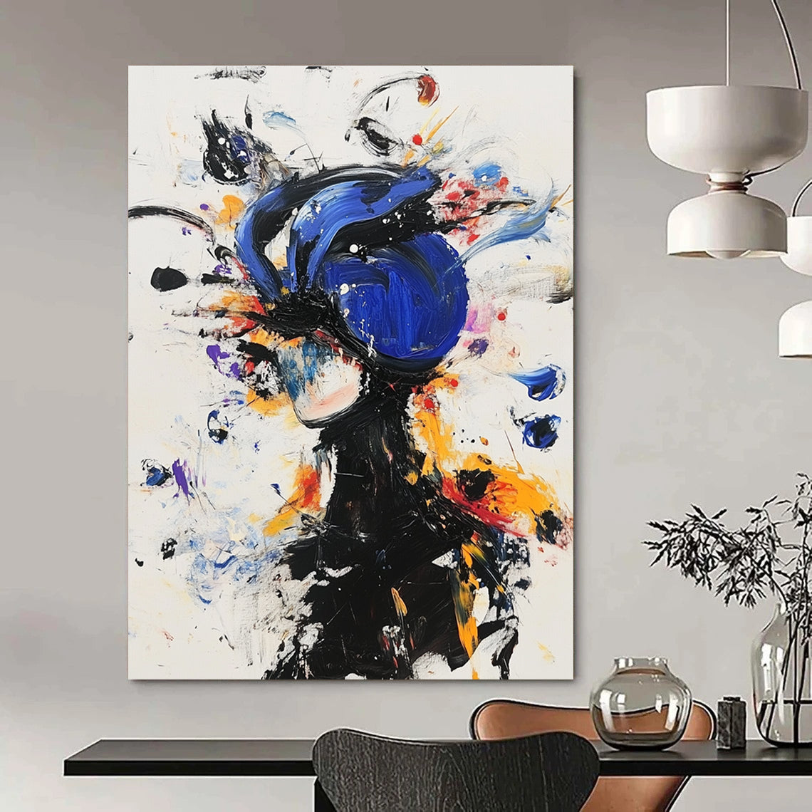 Colorful Abstract Figure for Creative Kids’ Room & Eclectic Home STSC636