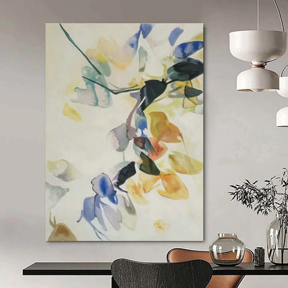 Colorful Ink - Wash Floral Art for Light - Filled Conservatory & Bohemian - Chic Bedroom DLZ0750