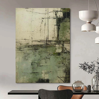 Textured Landscape Abstract Art for Bohemian Home Studios DLZ0260