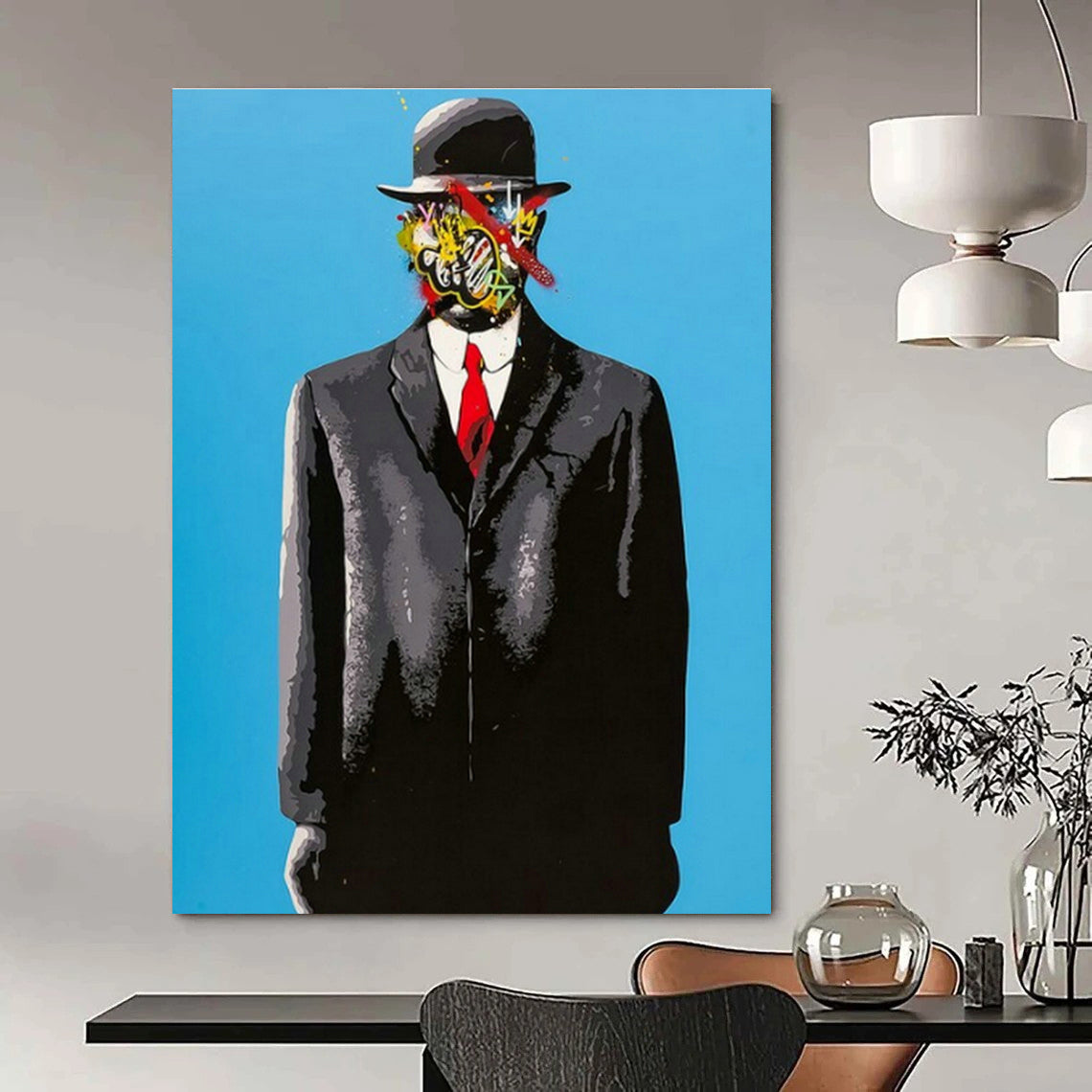 Graffiti - Masked Figure Art for Urban Loft & Street Art Gallery DLZ2096