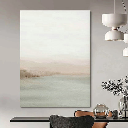 Minimalist Waterfront Art for Neutral - Toned Living Room & Artistic Beach House DLZ0726