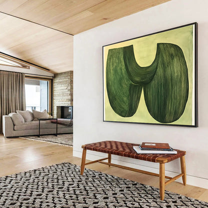 Nature - Inspired Abstract Art for Botanic Garden Café & Eco - Friendly Home SC614