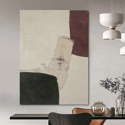 Brown - Black - White Abstract Art for Living Room & Bedroom DLZ0408