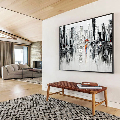 Cityscape Lover’s Art for Modern Loft Apartment Balcony Nooks DLZ3279