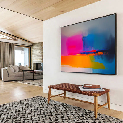 Vivid Color Block Art for Fashion - Forward Store & Art - Themed Restaurant SC149