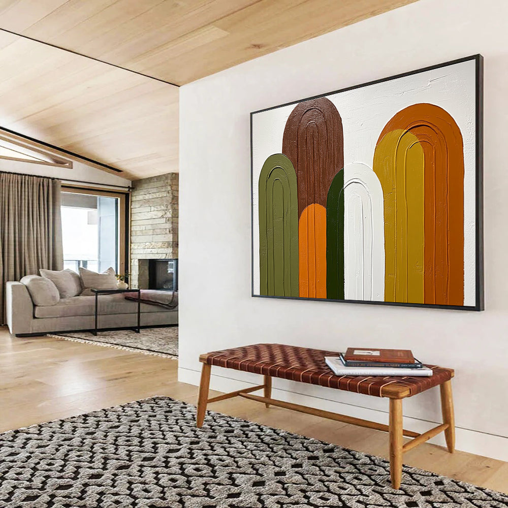 Vibrant Abstract Art for Modern Living Room & Creative Office SC590