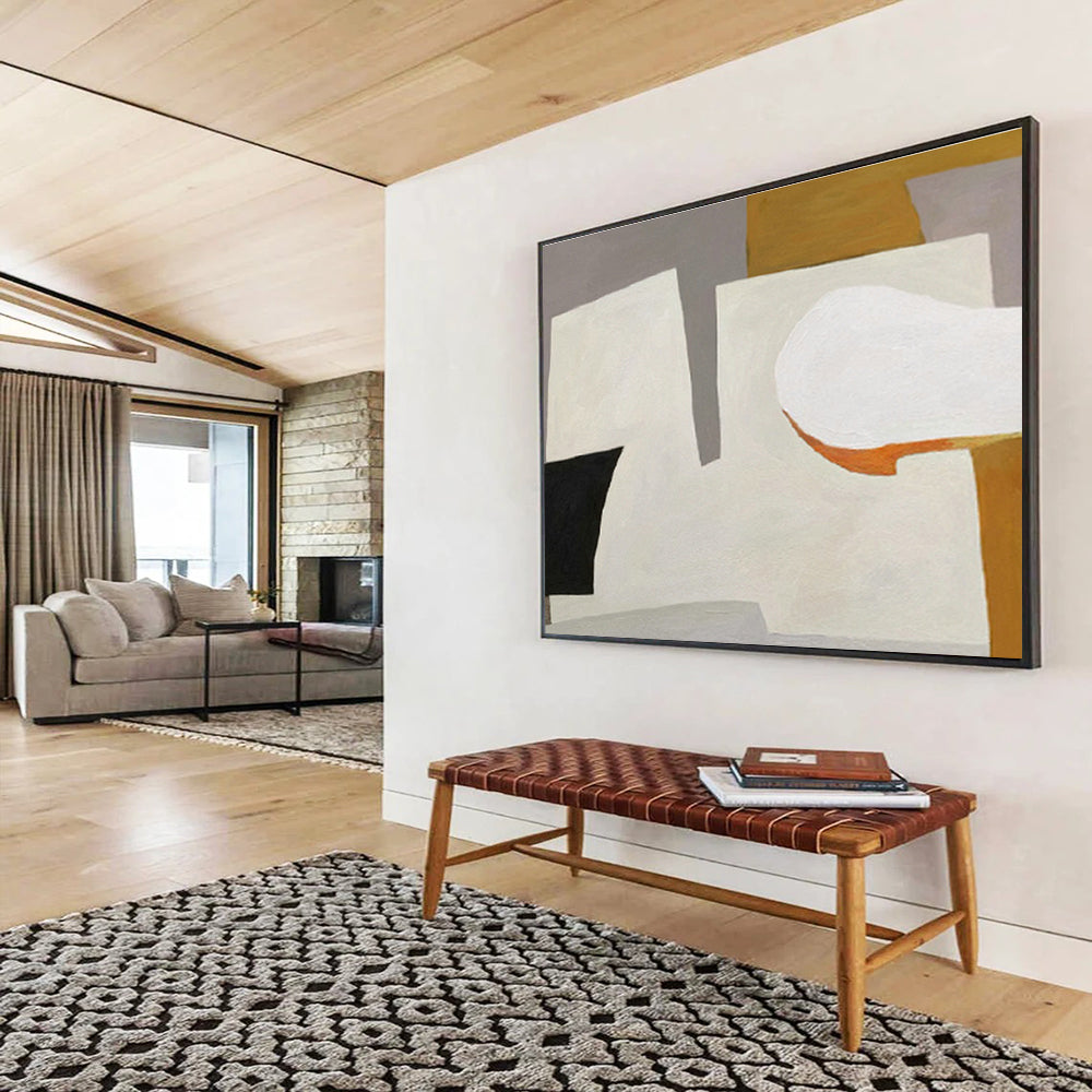 Minimalist Color - Block Abstract Art for Minimalist Home Office DLZ2961