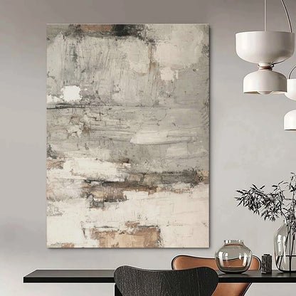Gray - White - Brown Textured Art II for Rustic Café & Art - Themed B&B DLZ1869