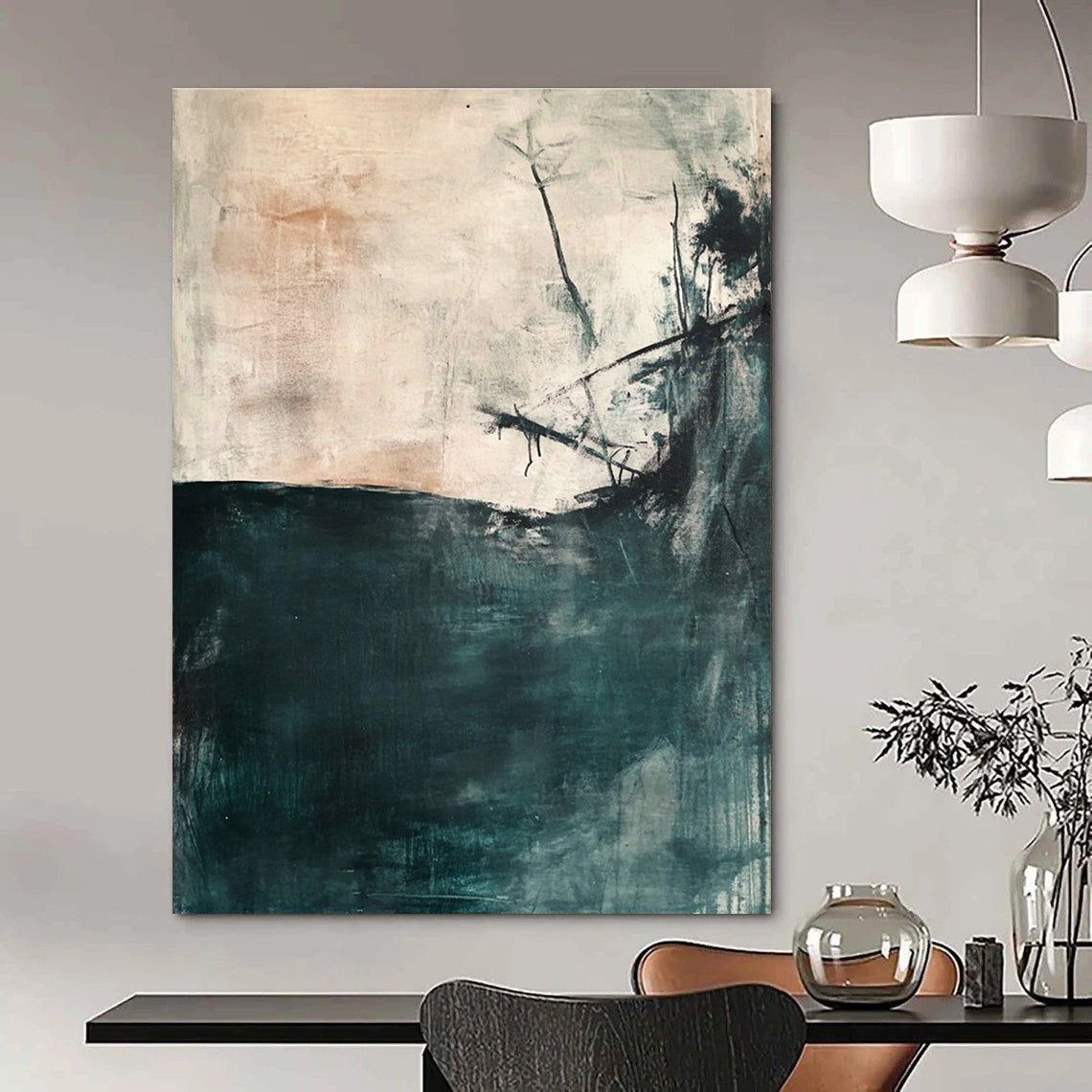 Monochromatic Landscape for Modern Art Gallery & Minimalist Study STSC276