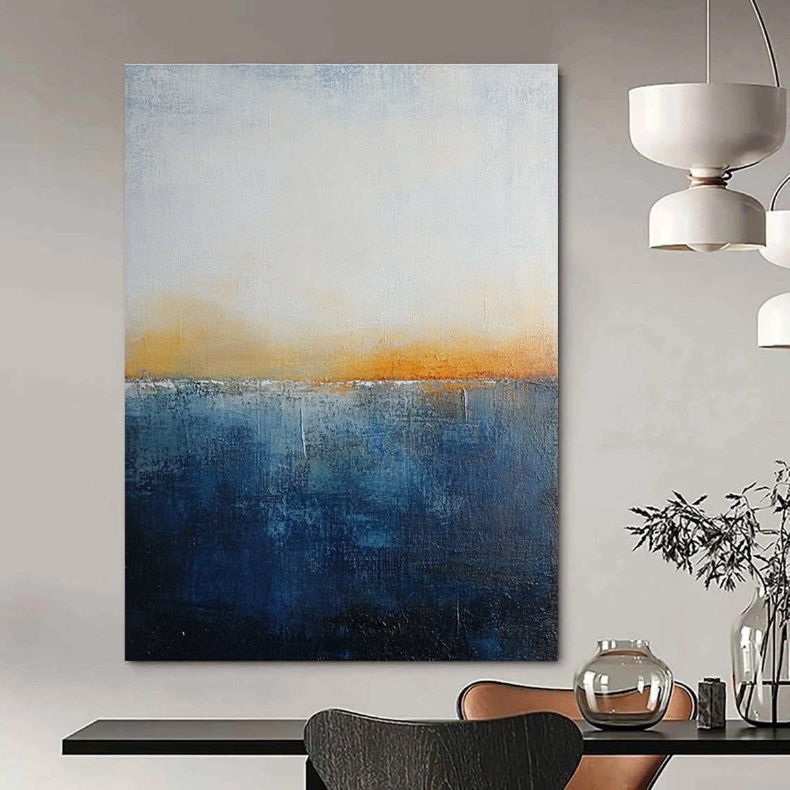 Minimalist Sunset Sea for Coastal Home & Modern Apartment STSC109
