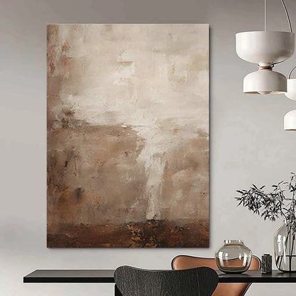 Beige Abstract Texture Art for Minimalist Living Room & Neutral - Toned Office DLZ2170