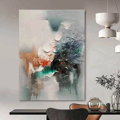 Gray - Toned Abstract Art for Office & Study Room DLZ2272