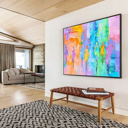 Vibrant Figure Abstract Art for Fashion - Forward Boutique & Artistic Dance Studio SC177
