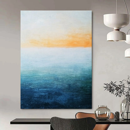 Calming Gradient Sea Art for Living Room & Spa STSC074