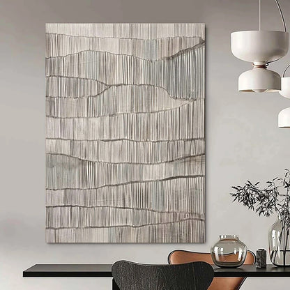 Wavy Line Textured Art for Coastal Restaurant & Art Gallery Atrium DLZ1041