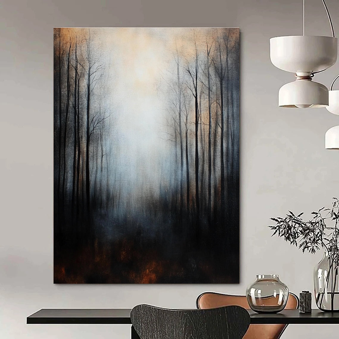 Eerie Dark Forest Art for Study & Cinema Room STSC061