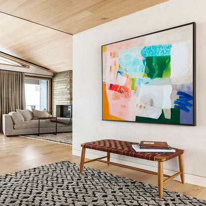 Colorful Geometric Abstract Art for Creative Workspaces DLZ2438