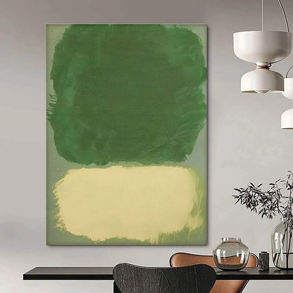 Green - Beige Minimalist Art for Eco - Friendly Home & Modern Office DLZ2343