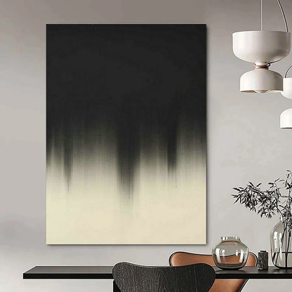Black - White Gradient Abstract Art for Art Gallery Feature Walls DLZ0249