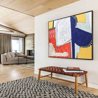 Color - Clash Geometric Abstract Art for Trendy Retail Store DLZ2928