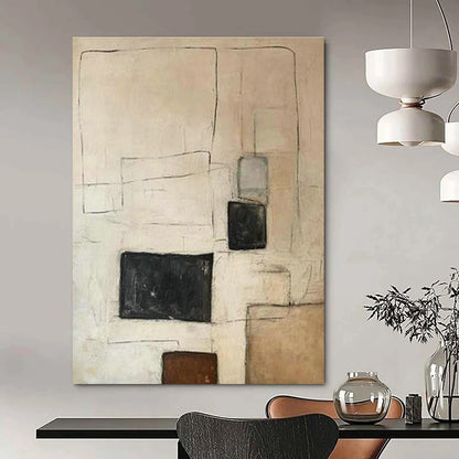 Minimalist Geometric Art for Scandinavian - Style Living Rooms DLZ0252