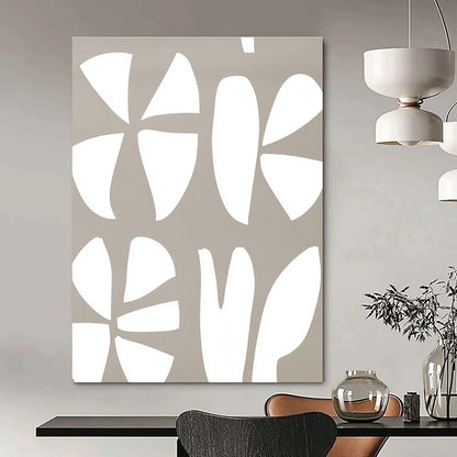 Geometric Flower Shapes for Minimalist Living Room & Modern Office Reception STSC1240