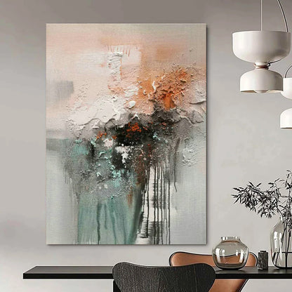 Textured Abstract Art for Art Gallery & Industrial - Style Loft DLZ1787
