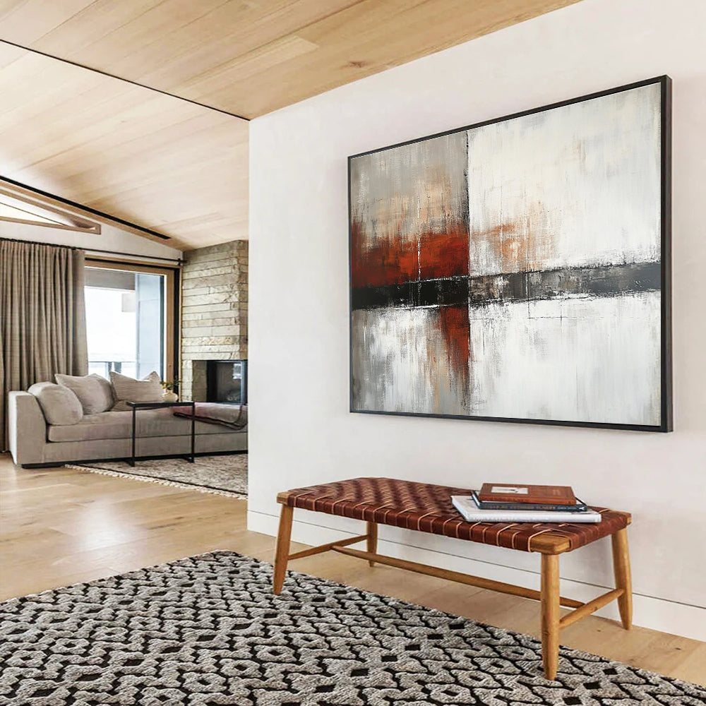 Edgy Abstract Art for Industrial Loft & Art Gallery SC592
