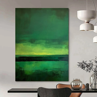 Green Gradient Landscape for Nature - Lover’s Bedroom & Eco - Conscious Workplace STSC308