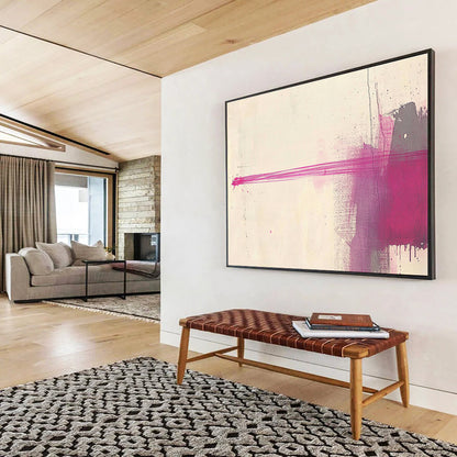 Abstract Pink Strokes Art for Modern Studio & Art Gallery SC550