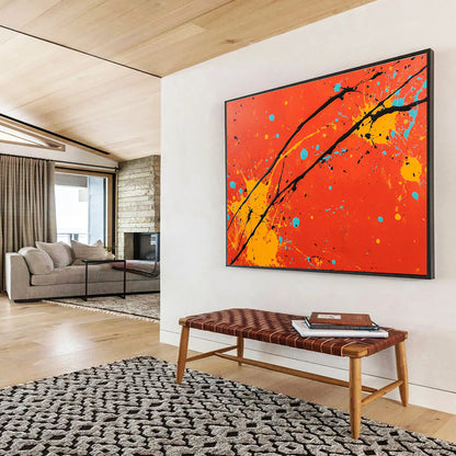 Figurative Abstract Art: Enhance Wellness Center & Contemporary Gallery Vibes SC531