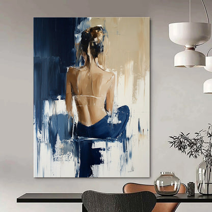 Abstract Female Back Figure for Modern Art Studio & Sophisticated Boudoir STSC175