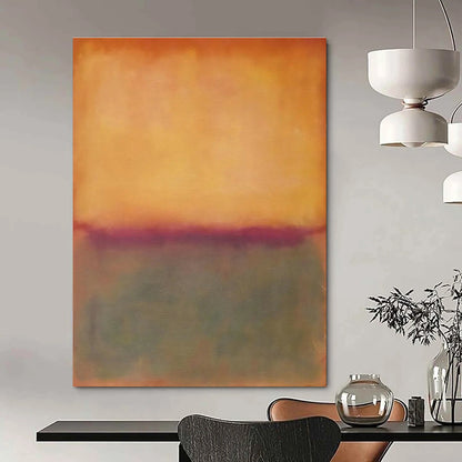 Orange - Purple Gradient Abstract Art for Creative Studio & Trendy Bar DLZ1246