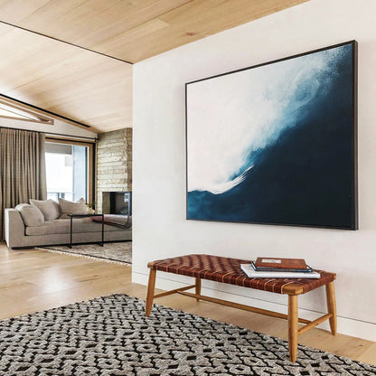 Dynamic Sea Wave Art for Nautical - Themed Bar & Surfer’s Loft SC162