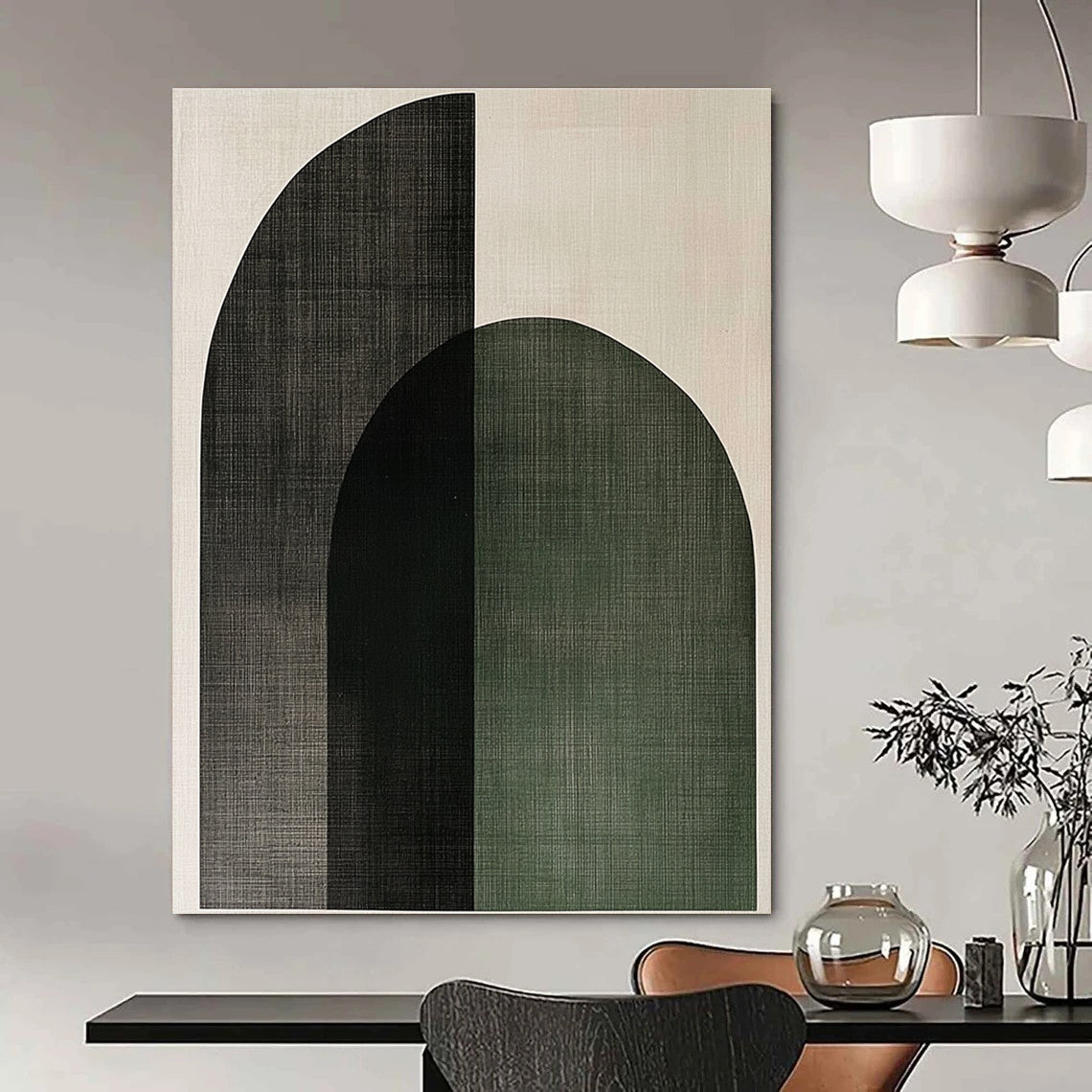 Textured Arches for Contemporary Home Hallway & Architectural Studio STSC1074