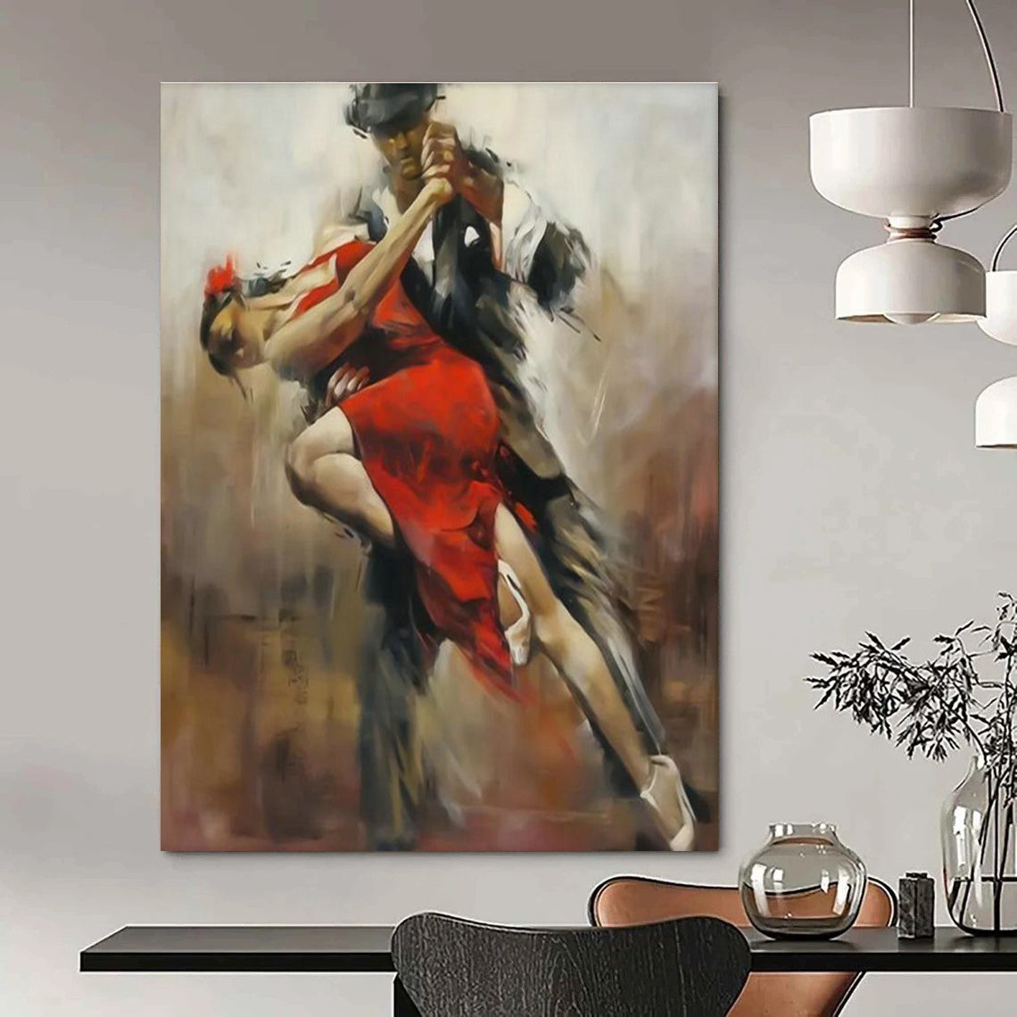 Passionate Dance Art for Wedding Venue & Romantic Lounge DLZ2337