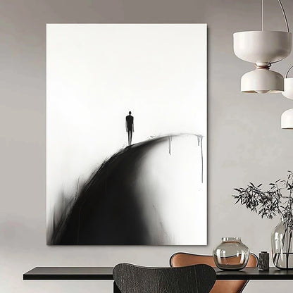 Silhouette on a Hill Art for Serene Bedroom & Abstract Art Gallery STSC1331