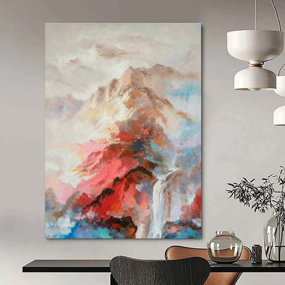 Color - Ink Landscape Abstract Art for Zen - Style Teahouse & Art - Loving Home Study DLZ1355