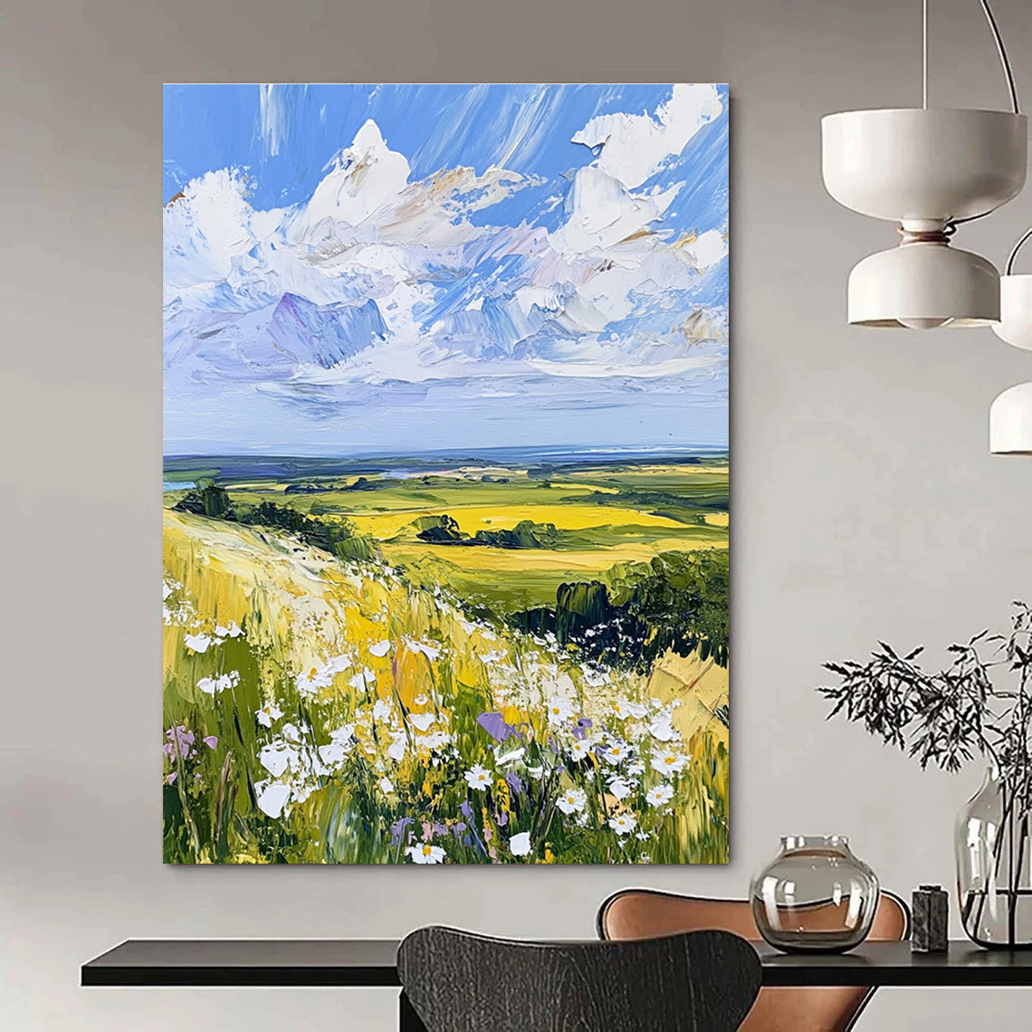 Vast Field of Flowers for Countryside Retreat & Art - Centric Café STSC898