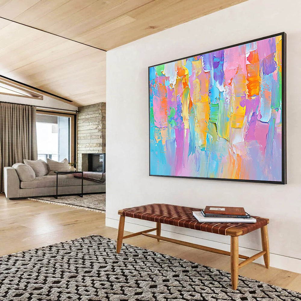 Vibrant Color Blocks Art for Trendy Retail Store & Art Gallery Pop - Up SC185
