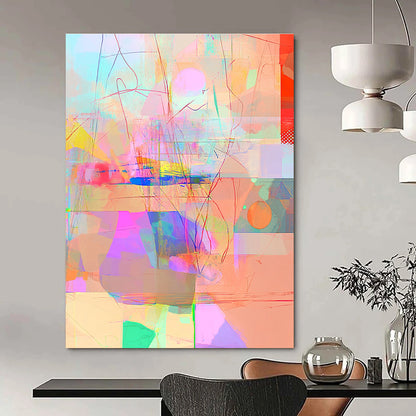 Colorful Abstract Overlay for Creative Coworking Space & Modern Art Café STSC981