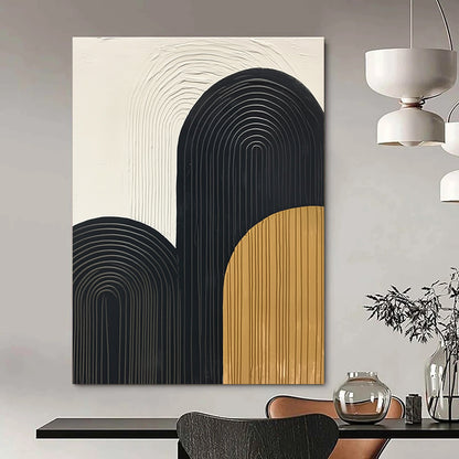 Arched Geometric Shapes for Mid - Century Modern Home & Minimalist Office STSC570