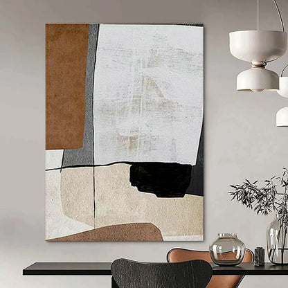 Geometric Color Block Abstract Art for Modern Office & Contemporary Gallery DLZ2220