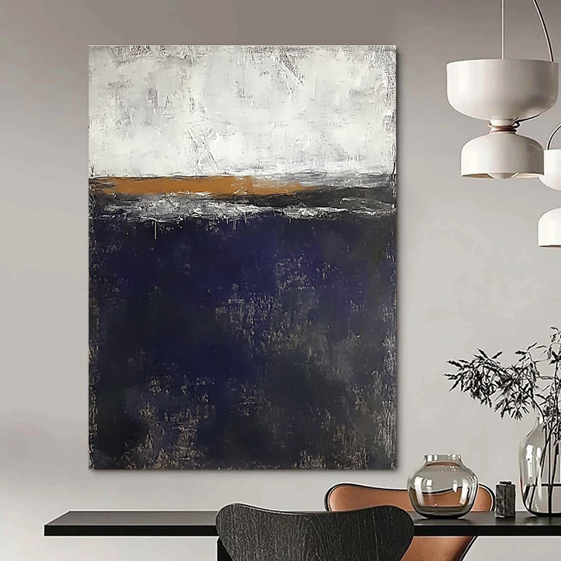 Minimalist Striped Art for Bedroom & Guest Room STSC706