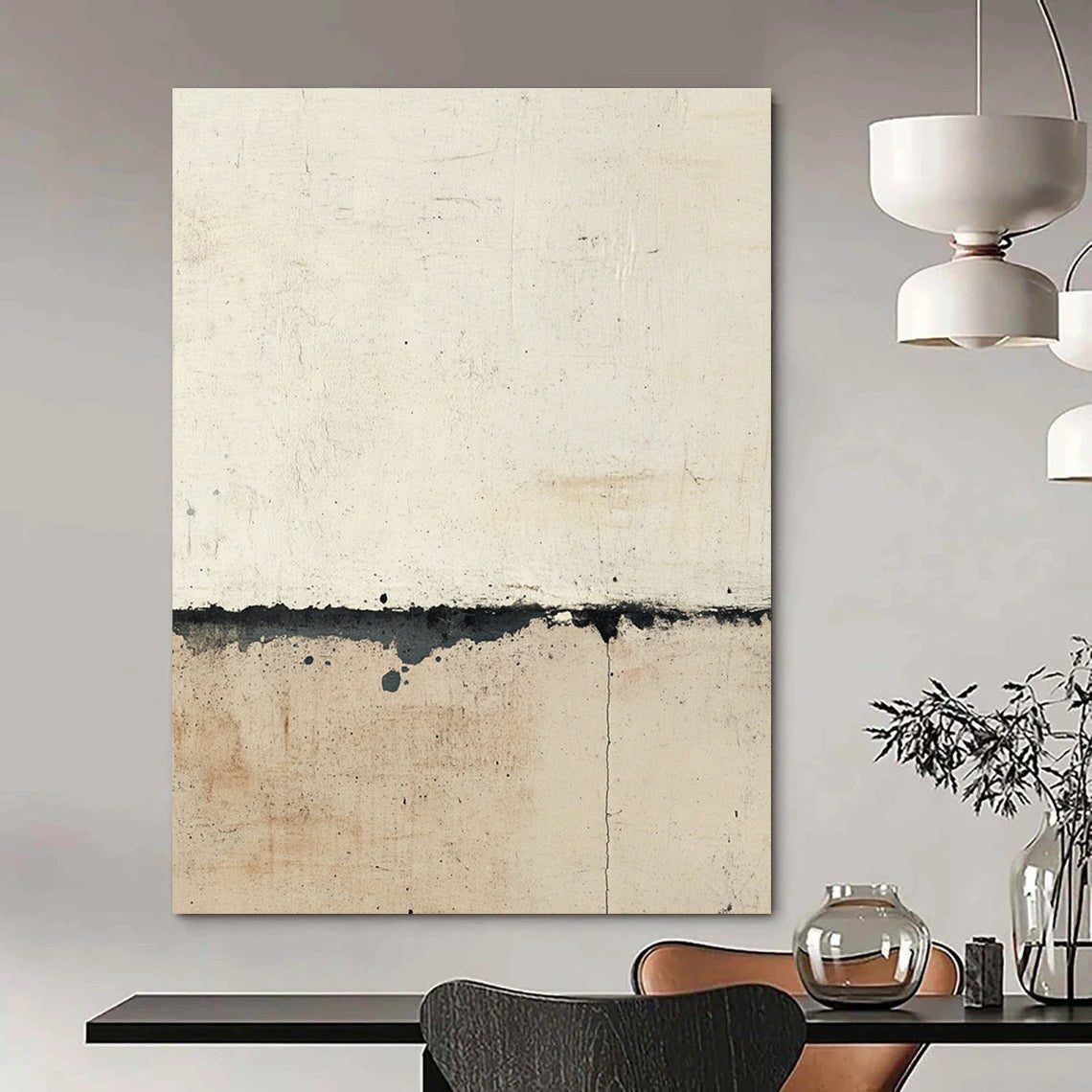 Minimalist Textured Art for Hallway & Office STSC701